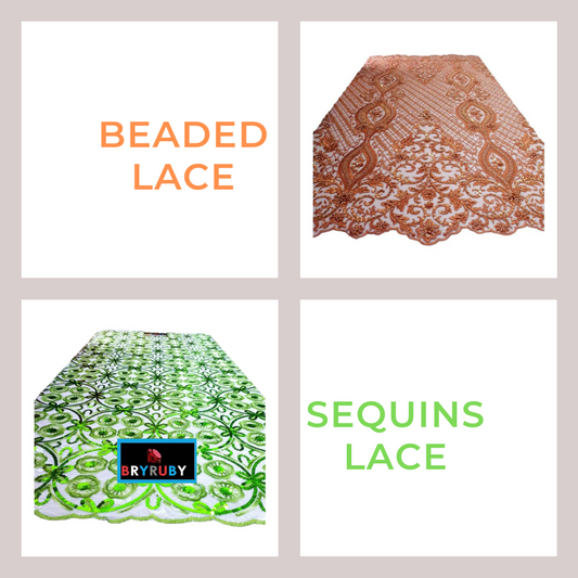 Beaded Lace or Sequined Lace