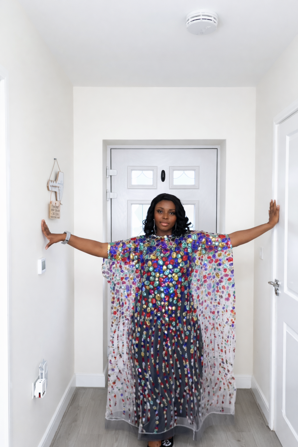 Iremide white Boubou Lace (Free inner)