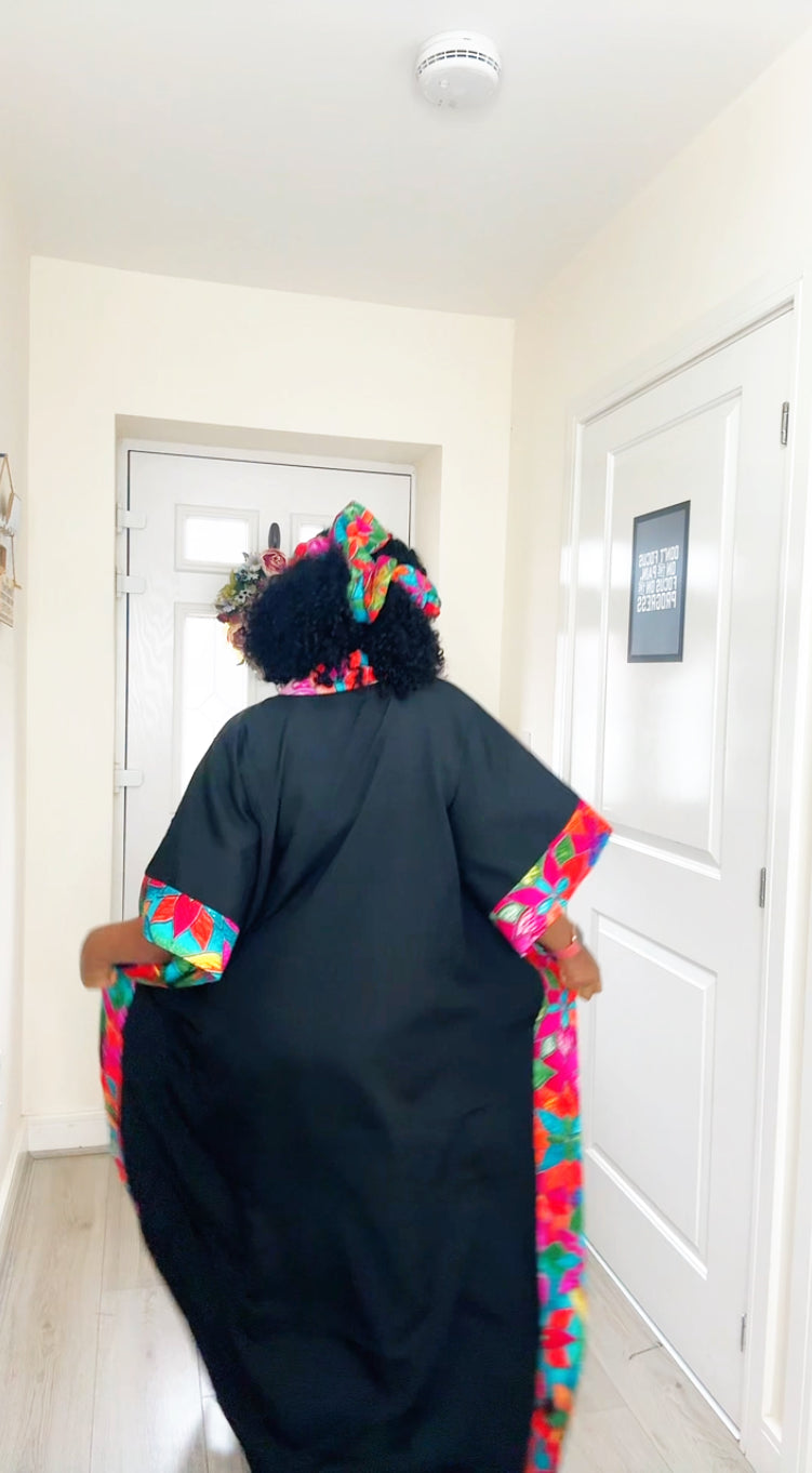 Temmy Black Pink panel Boubou
