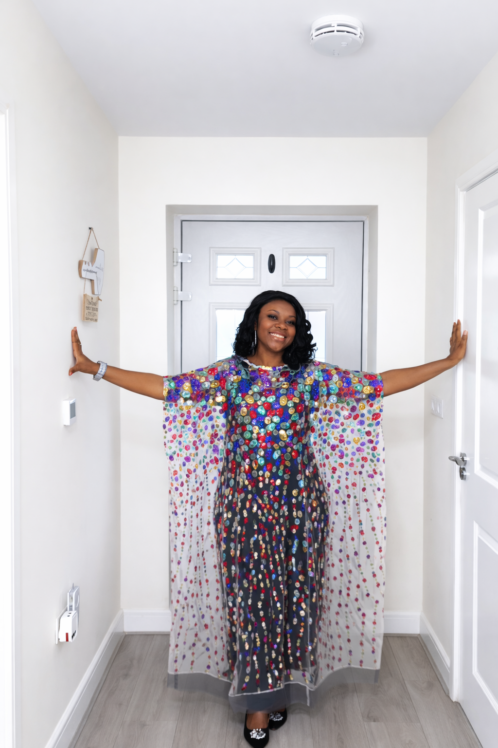 Iremide white Boubou Lace (Free inner)