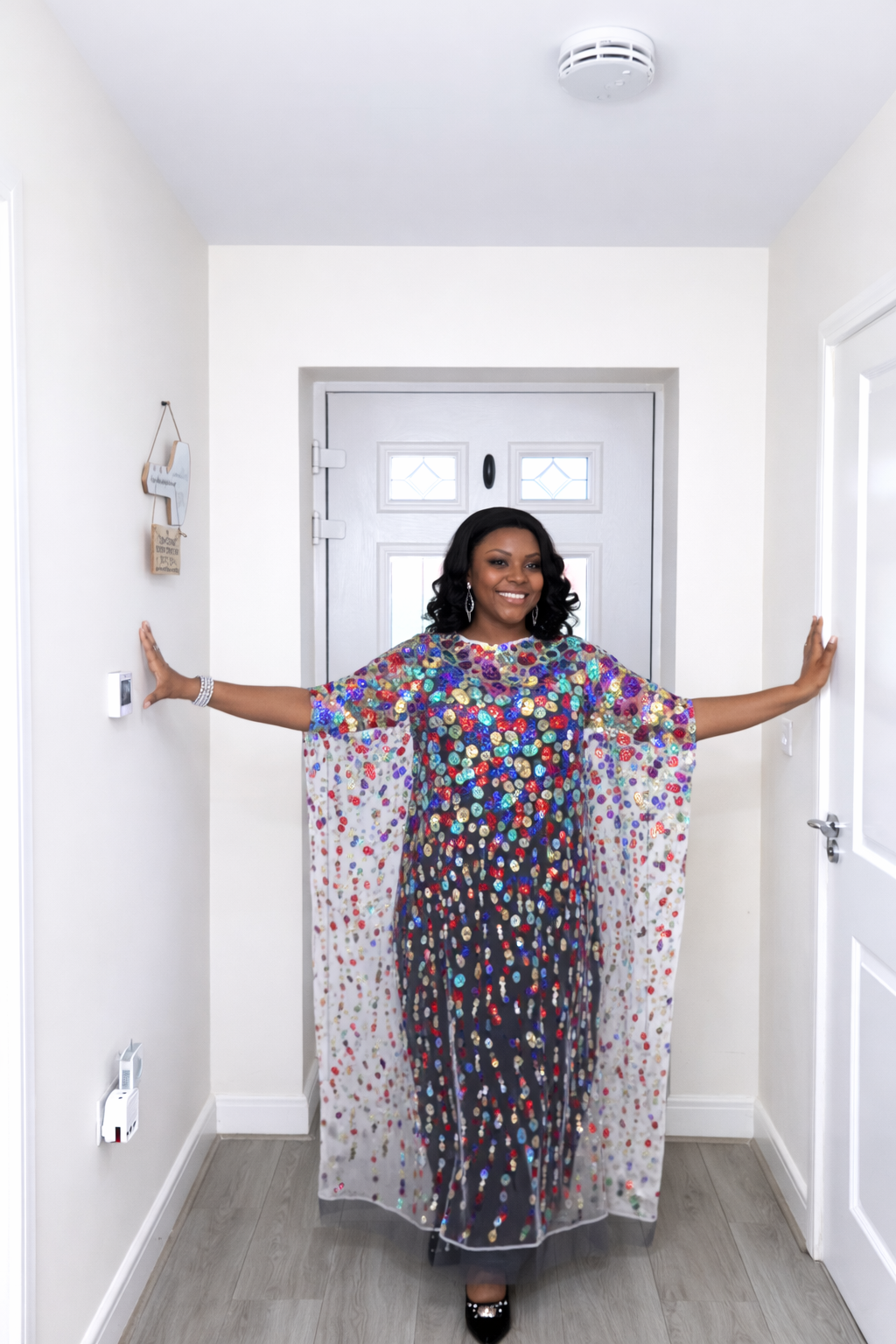 Iremide white Boubou Lace (Free inner)