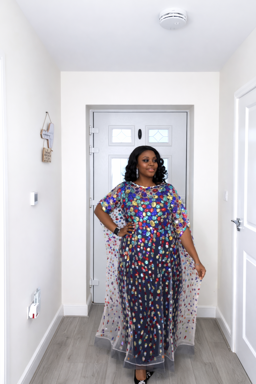 Iremide white Boubou Lace (Free inner)