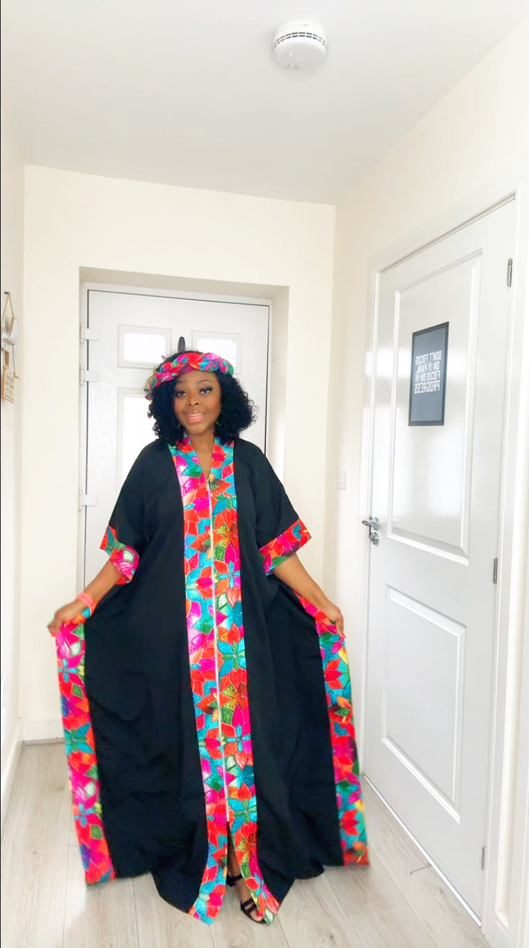 Temmy Black Pink panel Boubou