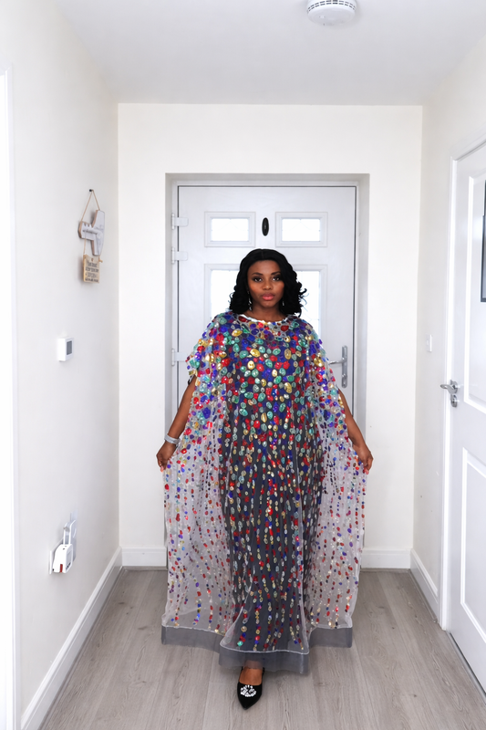 Iremide white Boubou Lace (Free inner)