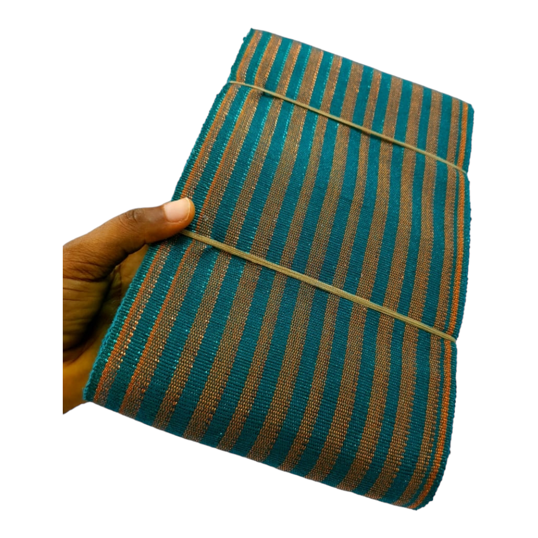 Asooke Stripe Green Gold