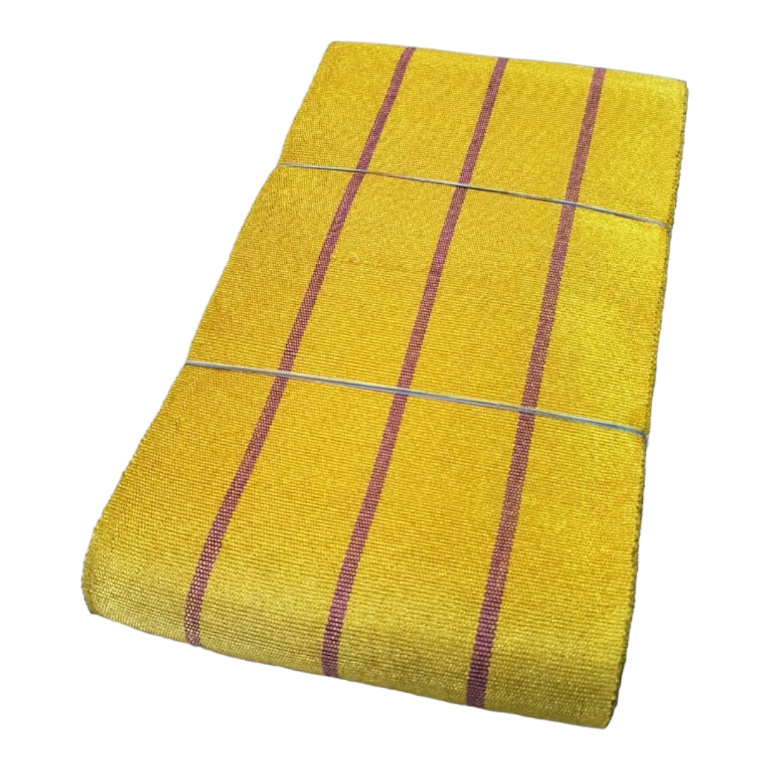 Asooke Gold pink stripe