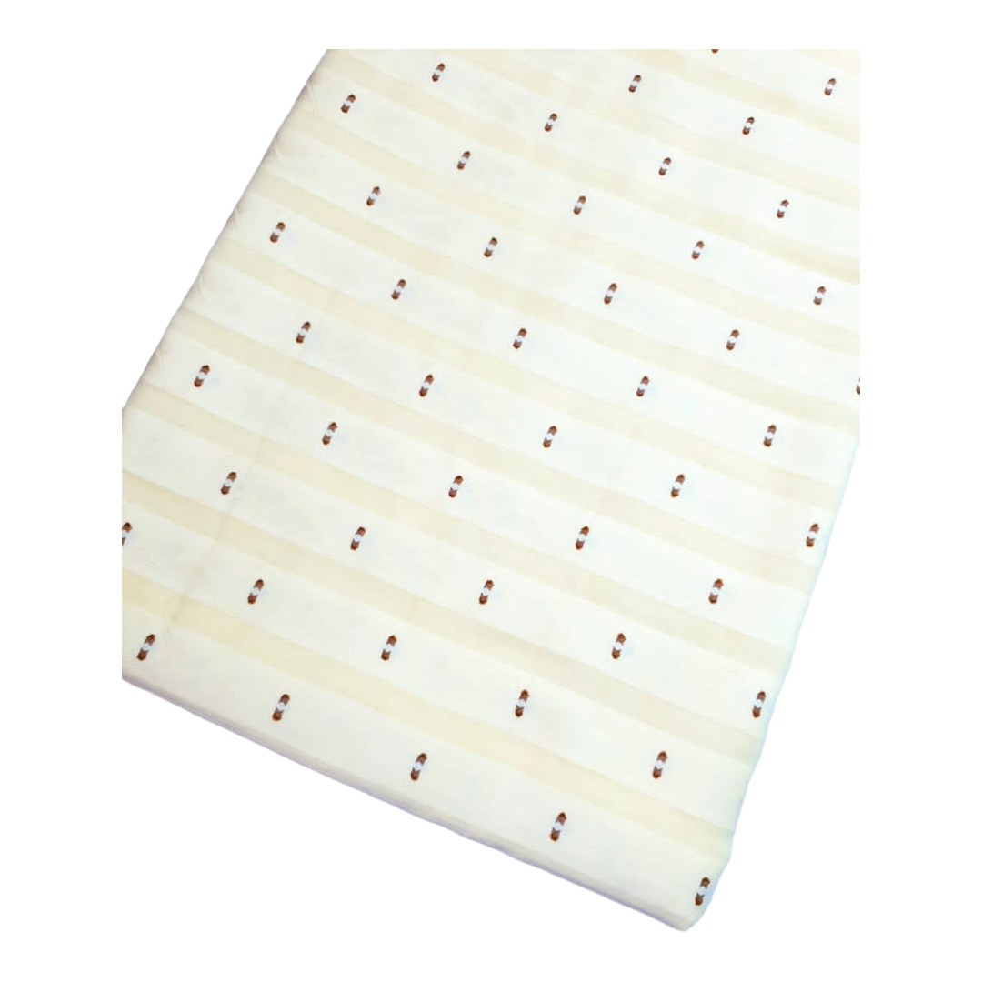 Men Cream Polka Atiku Fabric MAF08