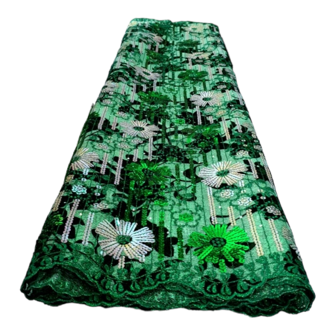 Maldives Green Luxury Net Lace LL03A