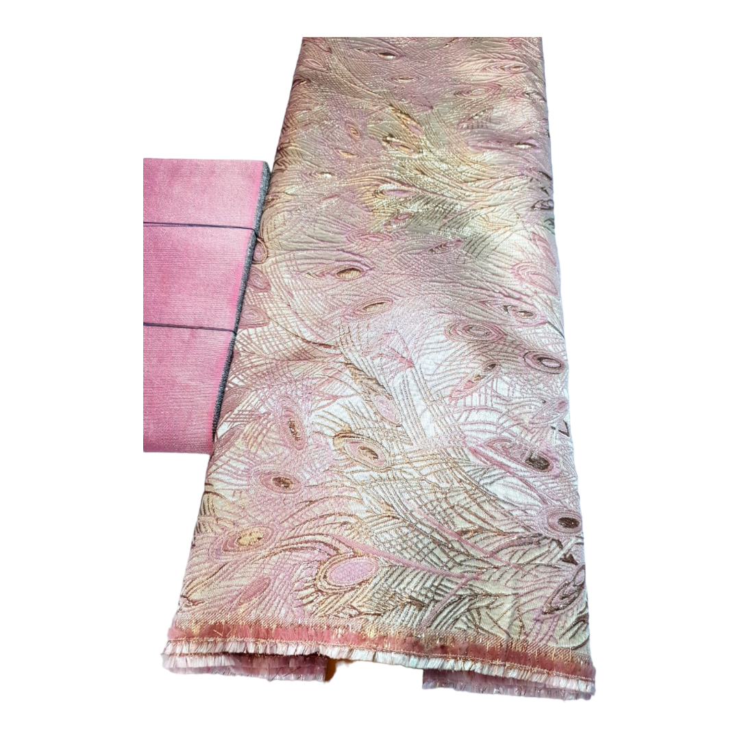 Helena Pink Gold Brocade BR02C