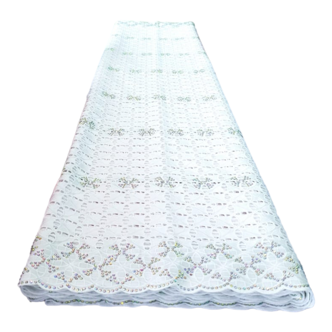 Anike White Swiss Cotton Lace - SCL11H