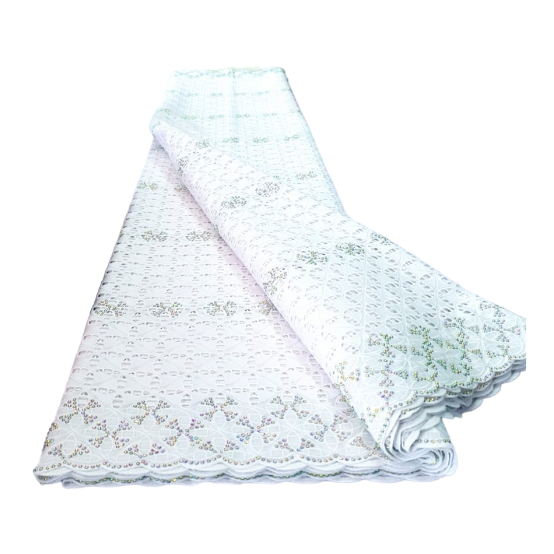 Anike White Swiss Cotton Lace - SCL11H