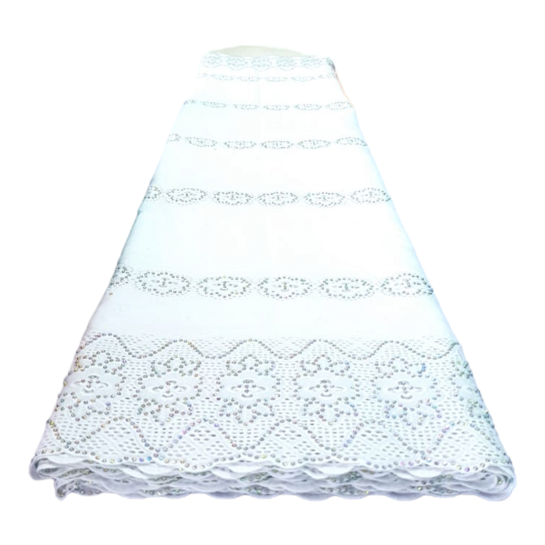 Anike White Swiss Cotton Lace - SCL11J